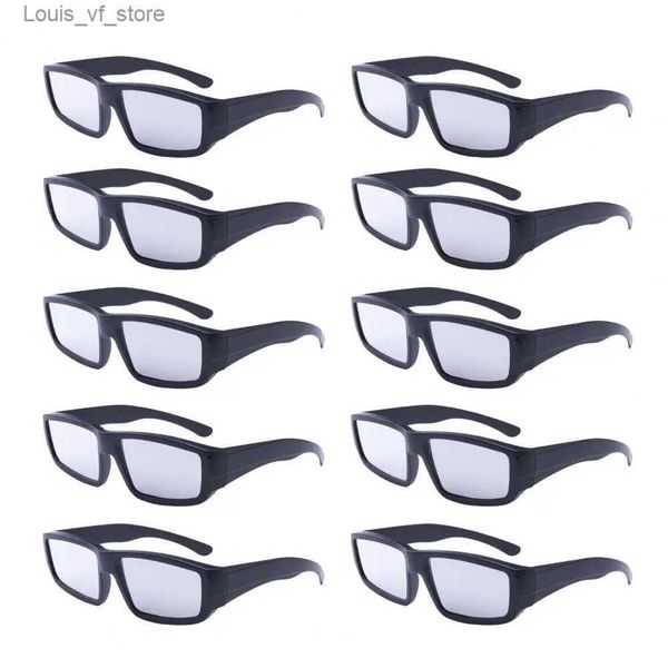 Lunettes d'extérieur Lunettes de soleil 10 pièces de pare-soleil transparent et lunettes réduisant la lumière visible Lunettes certifiées ISO12312-2 2015 H240316