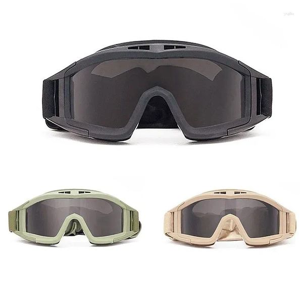 Lunettes de plein air Lunettes tactiques Desert Criquet Armée Fan Lunettes CS Anti-Sports Uni Hommes Cyclisme Drop Livraison Extérieure Protection Gea Otp6W