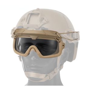 Lunettes de plein air Lunettes de paintball tactiques Protection UV Lunettes de sport militaires Chasse Randonnée Moto Équitation Lunettes coupe-ventOutdoor O