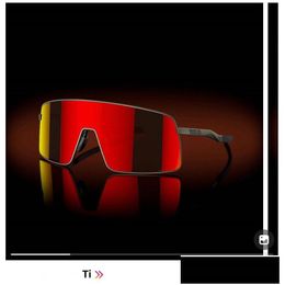 Outdoor Brillen Ti Oo6013 Fietszonnebril Uv400 Gepolariseerde Lens Rijbril Mtb Fietsbril Voor Mannen Vrouwen Aaa Kwaliteit Met Hoes Otxcd