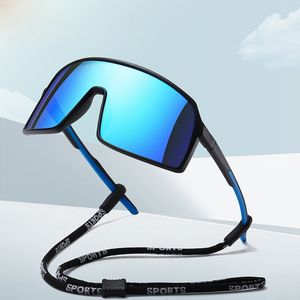 Lunettes de soleil polarisées cyclisme unisexe Sports de plein air lunettes à grand cadre Lunettes de soleil Racing Fashion Lunettes de soleil moto 230615