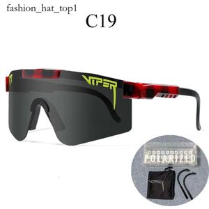 Outdoor bril Viper Originals dubbele brede gepolariseerde zonnebril voor menwomen TR90 frame winddichte sportbril buitenzonnebril UV400 Viper zonnebril 193