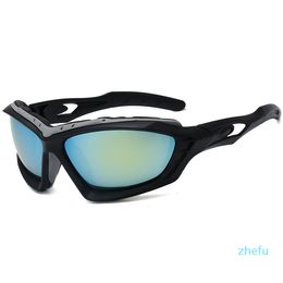 Outdoor Eyewear Windproof DH Bicycle Glasses Anti-UV Riding Cycling Sunglasses Men Women Road