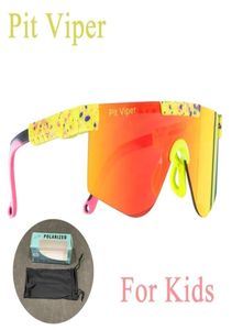 Eyewear extérieure XS pour 38 ans Kids Polarized Lunettes de soleil extérieur Sport Cycling Eyewear Mtb Boys Girls UV400 avec boîte 2210247426240