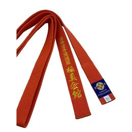 Produits d'équipement de fitness en plein air Fédération internationale de karaté Ceintures Kyokushi IKF Sports Ceinture orange 1,6 m 4,6 m de large 4 cm personnalisé Dhx0R