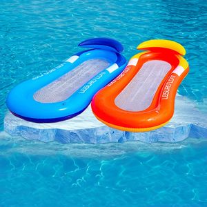 Buiten opvouwbaar water Hangmat opblaasbaar zwevend zwembad Matras Party Lounge Bed Beach Sports Recliner Recreatie 240416