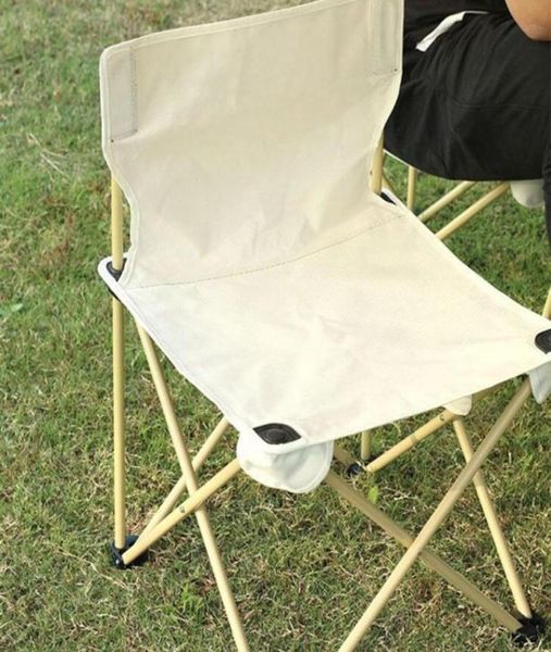 Silla plegable al aire libre, portátil, recreativo, Camping, respaldo súper ligero, pesca, playa, accesorios 5820318