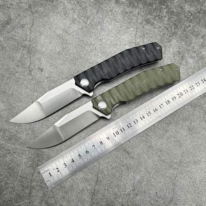 Outdoor vouwmes Jungle 9C18Mov stalen camping jagen militair tactische versnellingsgevecht Survival Sharp Durability Self Defense Pocket EDC -werkmes