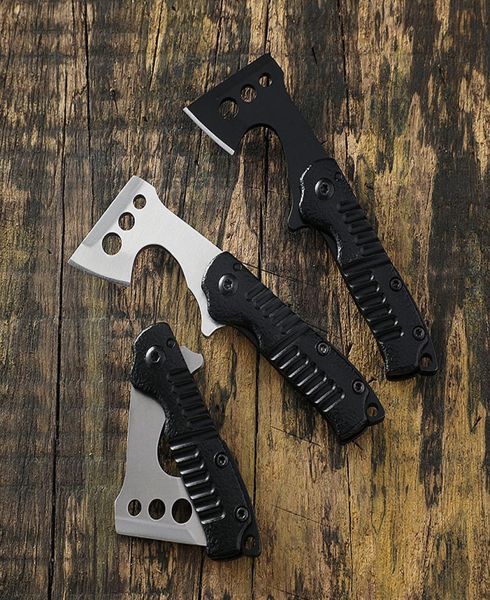 Cuchillo plegable al aire libre mini plegable pequeño hacha edc cuchillo cuchillo cuchillo portátil auto defensa un plegable1246381