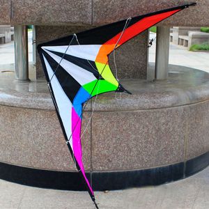 Outdoor Fun Sport Nieuw 48/71 inch Dual Power NT Kites /Triangle Kite voor volwassenen met handvat en lijn Good Flying 0110