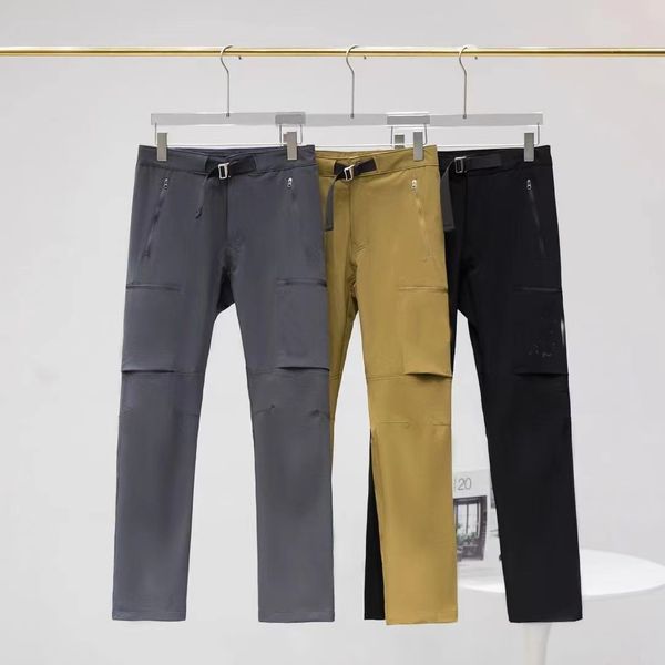 Pantalon de charge fonctionnel d'extérieur Vêtements de travail décontractés à séchage rapide pour hommes de printemps Grandes poches Pantalons de survêtement résistants à l'usure d'alpinisme Pantalons de jogging cargo