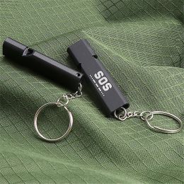 Outdoor Gadgets 1/2pcs CAM Survival Whistle Frequency Mtifunctioneel Portable EDC Tool SOS Earthquake Emergency Drop Delivery Sports Ou Otkhk