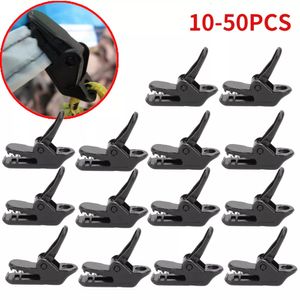 Gadgets de plein air 10 50pcs bâche Clip tente auvent boucle vent corde pinces réutilisable auvent alpinisme Camping accessoires 230726