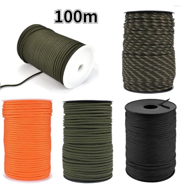 Gadgets para exteriores, 100m de diámetro, 3/4mm, 5/9 núcleos de soporte, cordón de paracaídas, cuerda de Camping, escalada, senderismo, equipo de supervivencia, accesorios de tienda