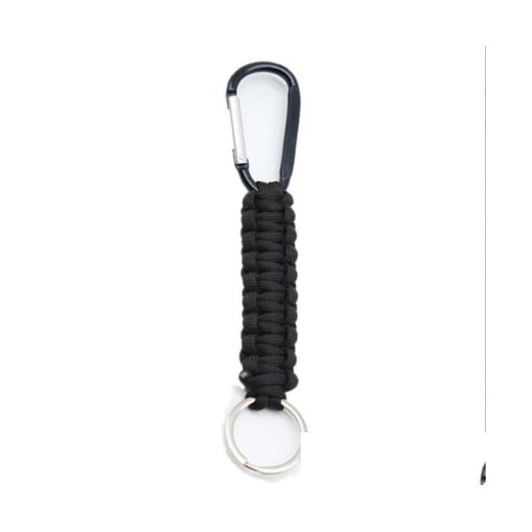 Gadgets de plein air 200PSC Porte-clés Anneau Cam Mousqueton Paracord Corde Corde Kit de survie Décapsuleur d'urgence Outils Drop Livraison Sports Otyqv