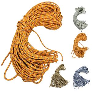 Outdoor Gadgets 31 meter Dia5mm 7 standkernen Paracord Parachutekoord voor tenttouw Scheerlijn Survival Lanyard Camping Wandelen Waslijn 231024