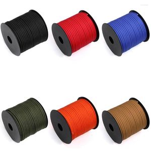 Buitengadgets 50m paracord 550 koord 7 strengen 4 mm tent touw camping overleving accesorios waarschuwing parachute lijn wandel luifel lanyard