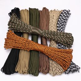 Outdoor Gadgets 9Core 550 Paracord 4mm Parachute Koord Camping survival Touw kit Paraplu Tent Lanyard Band 230801