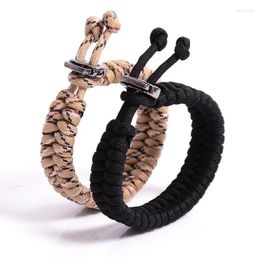 Gadgets de plein air Bracelet réglable Camping Survie 7 noyaux Corde de parachute Sports pour hommes