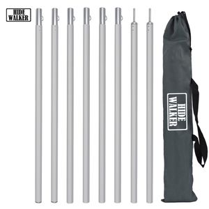 Gadgets d'extérieur Poteaux de bâche réglables Poteau de support d'auvent en aluminium avec sac de rangement Tiges de support légères pour support de tige d'auvent de camping 230526