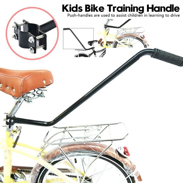 Gadgets para exteriores Bicicleta Empuje Barra de entrenamiento Antideslizante Agarre de seguridad Práctico Control de poste para padres Asa de agarre Niños Niños Ciclismo Auxiliar 230612