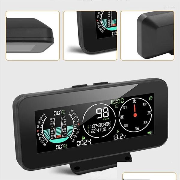 Gadgets de plein air Activités de caméra Boussole de voiture Compteur de vitesse GPS Inclinomètre numérique Accessoires tout-terrain Livraison directe Dhvun