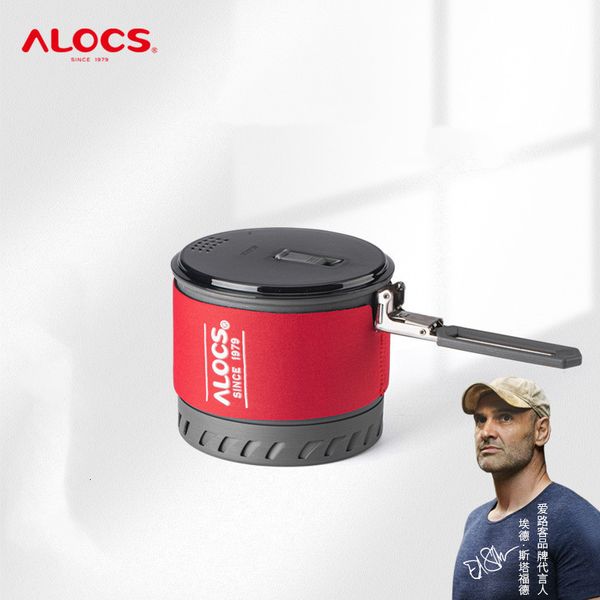Gadgets de plein air Camping Pot d'énergie en forme ALOCS Portable 1 4L Pique-nique Économie Anneau simple 230801