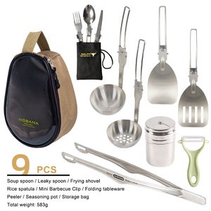 Gadgets al aire libre Juego de cocina mini plegable Camping Camping Picnic Barbacoa Pesca Utensilios de cocina Accesorios 230816