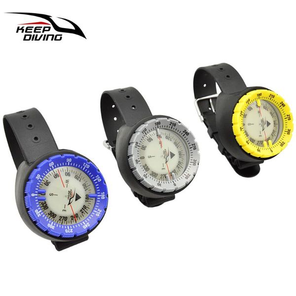 Gadgets de plein air plongée montre-bracelet conception boussole léger Portable étanche plastique pour natation Sports nautiques accessoire extérieur