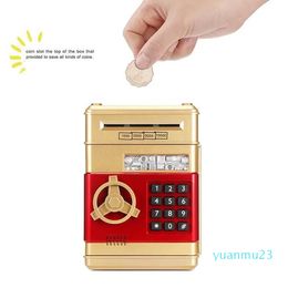 Gadgets d'extérieur Tirelire électronique Coffre-fort 35 Tirelires pour enfants Pièces de monnaie numériques Dépôt d'épargne Mini ATM Machine Kid Xma6774871