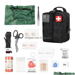 Outdoorgadgets EHBO-koffers Tactische traumakit Noodstop The Bleed Ifak Navulbenodigdheden Combat Survival Gear 230826 Drop De Dhknu