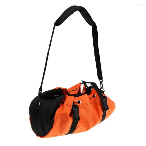 Dispositivos para exteriores, bolsa plegable impermeable para cuerda de escalada de árboles de roca, soporte para equipo, almacenamiento para acampar, senderismo, accesorios deportivos