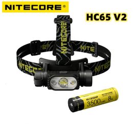 Outdoorgadgets HC65 V2-koplamp 1750 lumen USB-C oplaadbare LED-koplamp Beam Throw 165 meter buiten kamperen met 3500mAh-batterij 231018