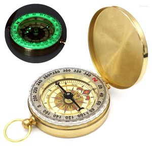 Buitengadgets Hoge kwaliteit Camping Wandelzak Brass Golden Compass Portable Navigation for Activities Camp Gears