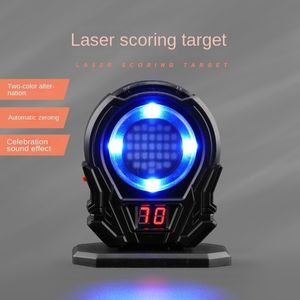 Outdoor Gadgets Infrared Induction Electronic Scoring Laser Target Color Sensitive Shooting Practice with Sound Effects Training Toy Equipment 230906