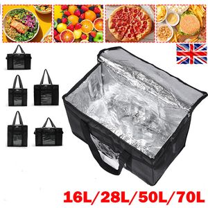 Outdoor Gadgets Insulated Thermal Cooler Bag Cool Lunch Foods Drink Boxes Storage Large Chilled Bags Zip Picnic Camping Tin Foil Food 230617