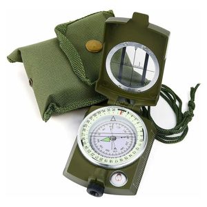 Outdoor Gadgets K4580 Lensatic Boussole Haute Précision Style Américain Militaire Multifonctionnel Prismatique Boussole Nuit Pour Camping En Plein Air Randonnée 230516