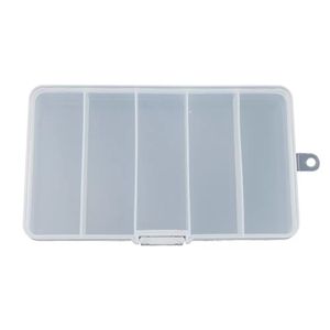 Gadgets para exteriores, caja de pesca portátil ligera, 5 compartimentos, caja de almacenamiento de medicina para señuelos de peces, caja de herramientas de pesca