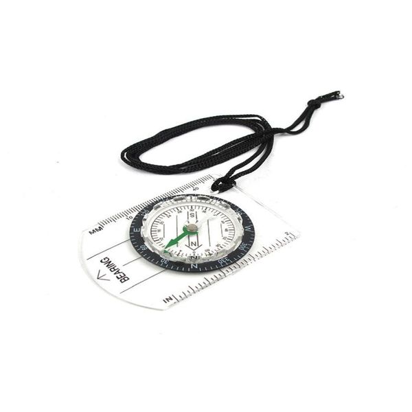 Gadgets al aire libre Mini Compass Map Escala Rer Mtifuncional Equipment Caminata Cam Survival5803782 Drop de entrega Deportes al aire libre y DHGJM