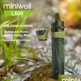 Outdoorgadgets Miniwell L600 Survival Cam-apparatuur Draagbare St-waterfilter 230826 Drop Delivery Dhc1U