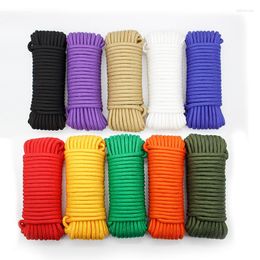 Buitengadgets paracord nylon touw weef bindende kleurrijke trekkoord 4 mm