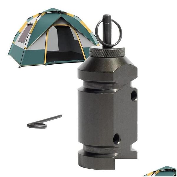 Gadgets d'extérieur Alarme de déclenchement de périmètre Alliage d'aluminium Camp Safe Wire Utilisation en extérieur Ligne vert olive Livraison directe Sports de plein air Camping Dhhb1