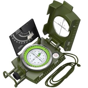 Outdoor Gadgets Professional Compass Metal Support Clinometer Waterdicht IP65 met carry tas voor kampeerjacht wandelgereedschap 221104