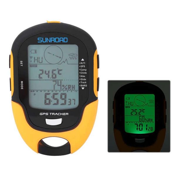 Gadgets d'extérieur SUNROAD FR500 FR510 Récepteur de navigation GPS portable Altimètre numérique portable Baromètre Localisateur de boussole