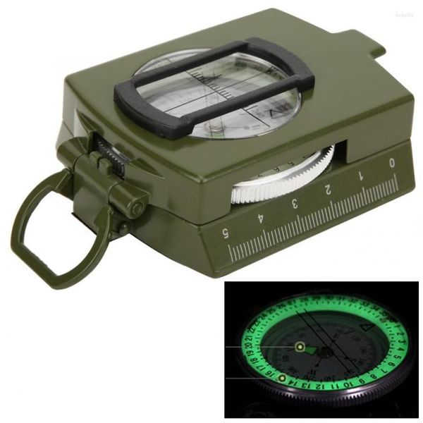 Gadgets para exteriores, brújula militar de supervivencia, Camping, senderismo, placa de esfera luminosa, herramientas de navegación multifuncionales americanas