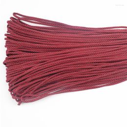 Gadgets d'extérieur Cordon de parachute de survie 550 lb Paracord 7 cordons de brins Corde de tente de 100 mètres pour le camping Bracelet tressage artisanat arrimage