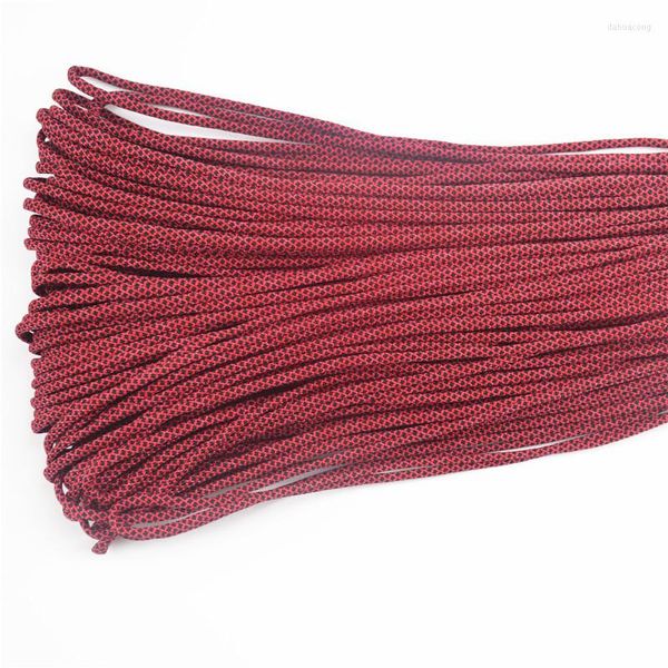 Gadgets d'extérieur Cordon de parachute de survie 550 lb Paracord 7 cordons de brins Corde de tente de 100 mètres pour le camping Bracelet tressage artisanat arrimage