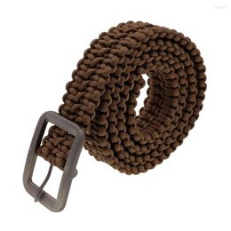 Buitengadgets Tactisch 550 Paracord Parachute snoer taille riem overleving geweven camping jagen wandelende noodsituatie met metalen gesp