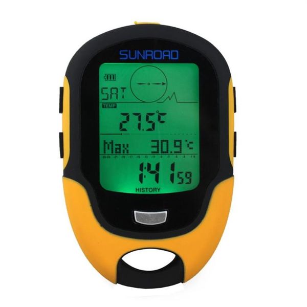 Gadgets d'extérieur étanche FR500 prévisions météorologiques torche LED multifonction LCD altimètre numérique baromètre boussole thermomètre Hygr291j