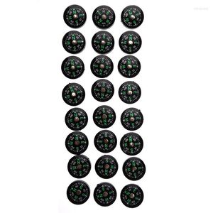 Lot de gros de gadgets d'extérieur 24pcs 20mm petits mini compas pour kit de survie